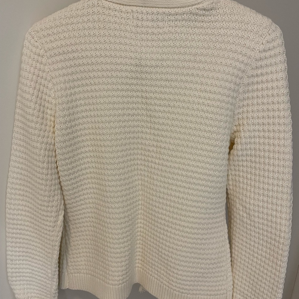 White Cardigan with Pear buttons - Picture 4 of 4